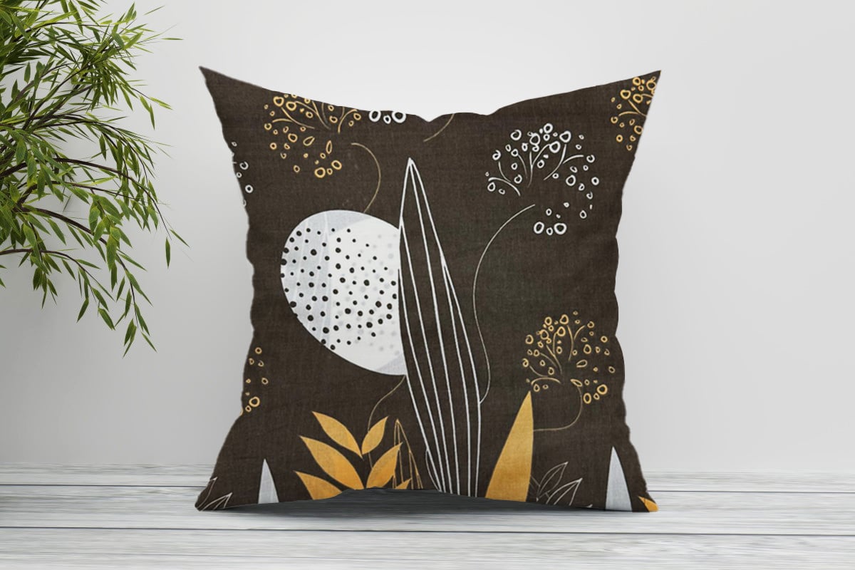 Povlak na polštářek Eunika hnědá 40x40 cm (53) 2ks