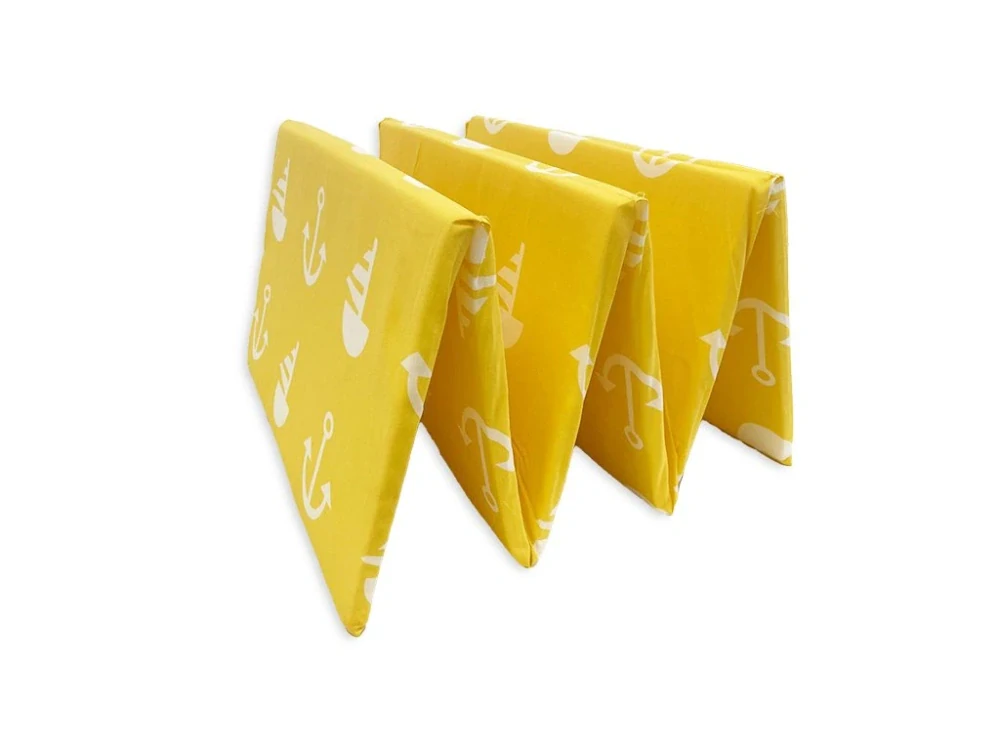 Plážové lehátko žlutá kotva 10 ks