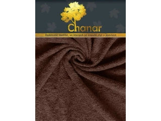 Froté prostěradlo Lux 90x200 Tmavě hnědá 2 ks