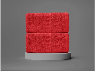 Ručník Ekonom 40x60 cm červený 2 ks
